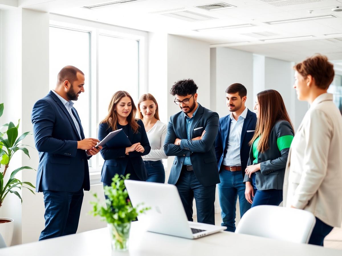I2W consultants reviewing a threat landscape briefing around a meeting table