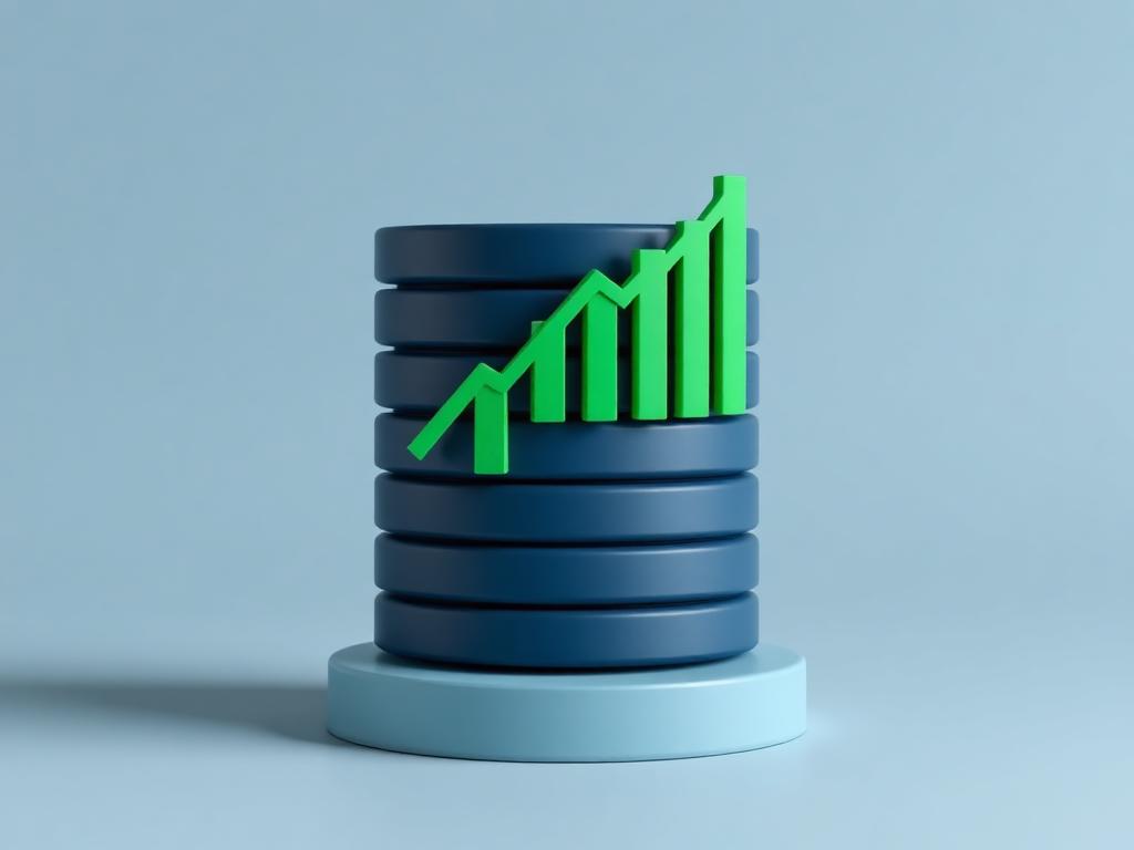 Clay-style illustration of a funnel sorting scattered cubes into ordered rows